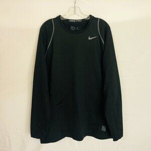 Nike Pro Hyperwarm Men's Size 2XL Fitted Black Long Sleeve Shirt